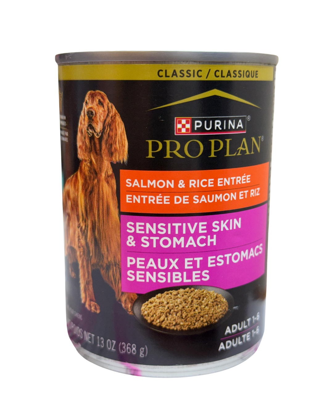 Pro Plan Sensitive Salmón y Arroz (Lata 385gr)