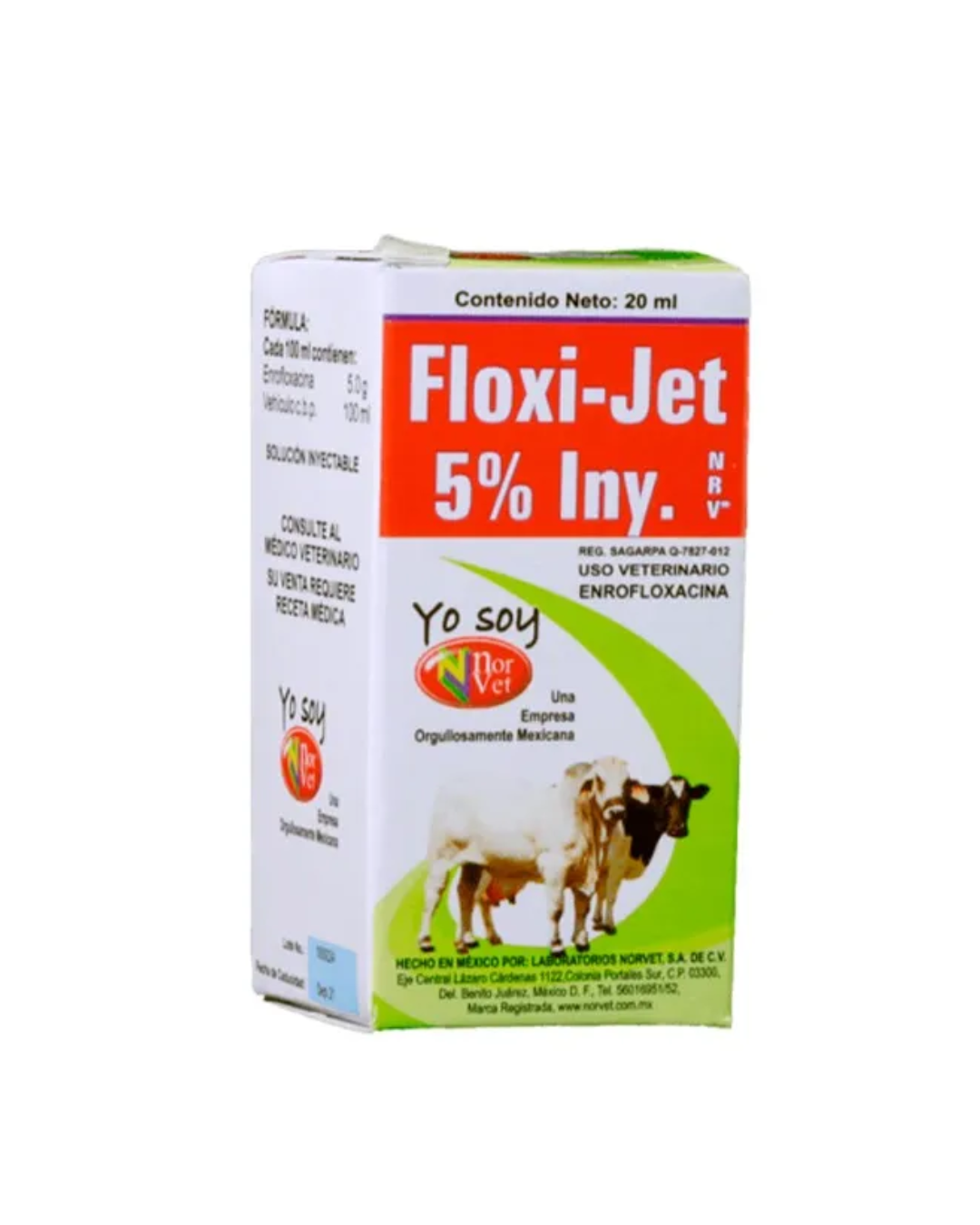 Floxi-Jet 5% inyectable 20ml