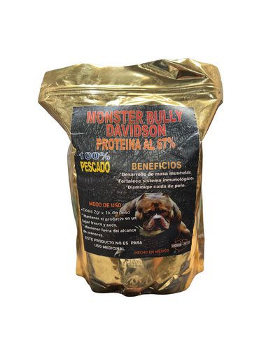 Monster Bully Pescado, Proteína al 67%