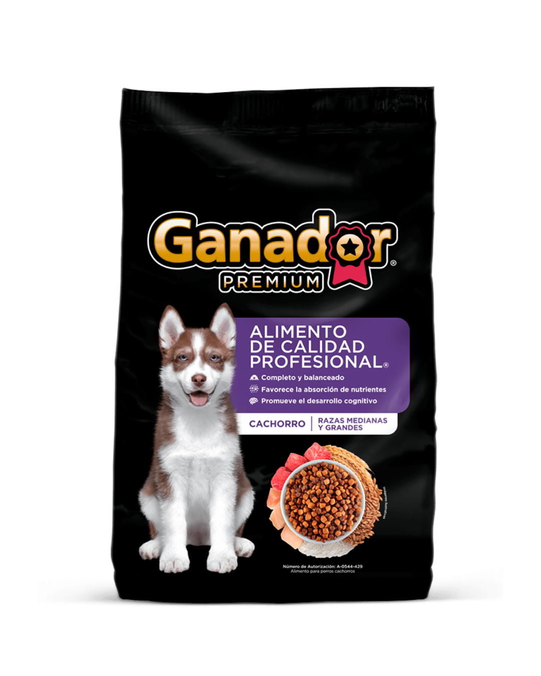 Ganador Premium Cachorro Raza Mediana y Grande