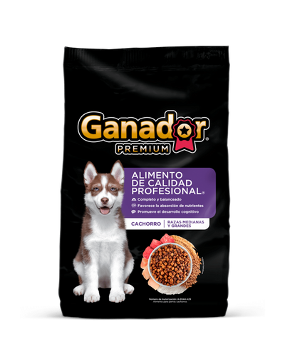 Ganador Premium Cachorro Raza Mediana y Grande