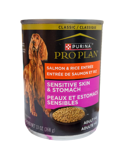 Pro Plan Sensitive Salmón y Arroz (Lata 385gr)