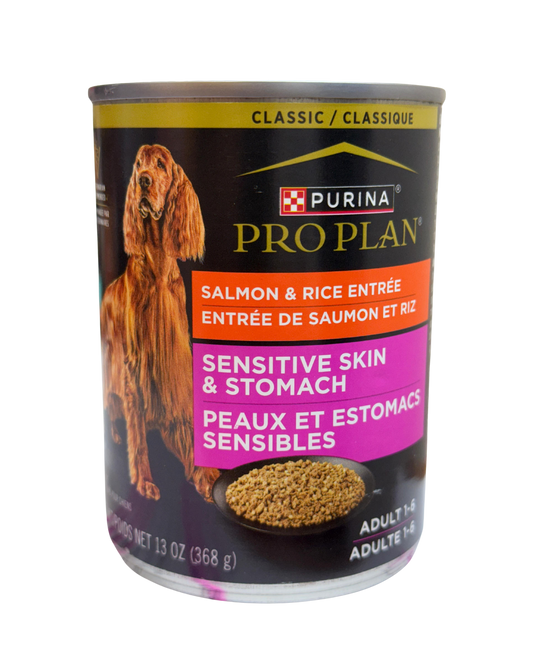 Pro Plan Sensitive Salmón y Arroz (Lata 385gr)