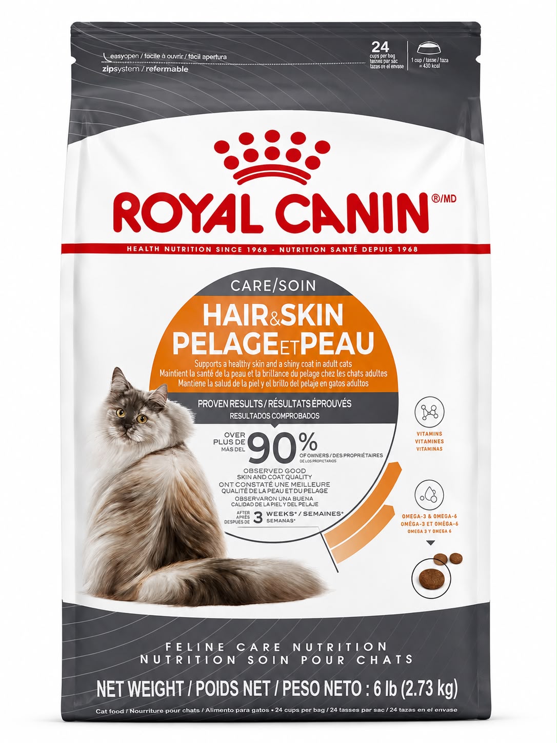 Royal Canin Gato Hair & Skin 2.73kg