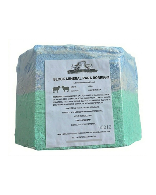 Block Mineral Para Borrero 15kg