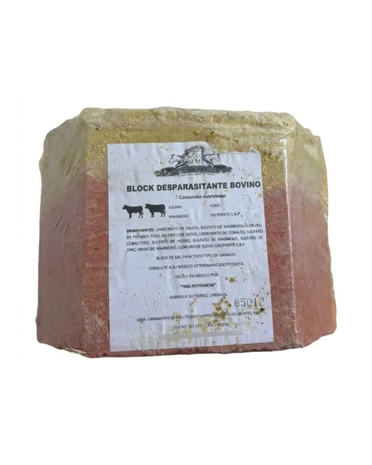 Block Desparasitante de Bovino 15kg