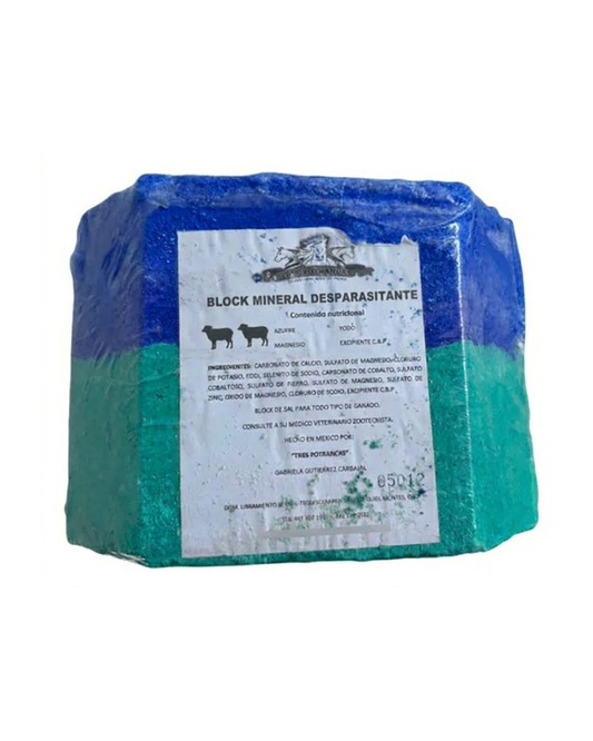 Block Mineral Desparasitante 15kg
