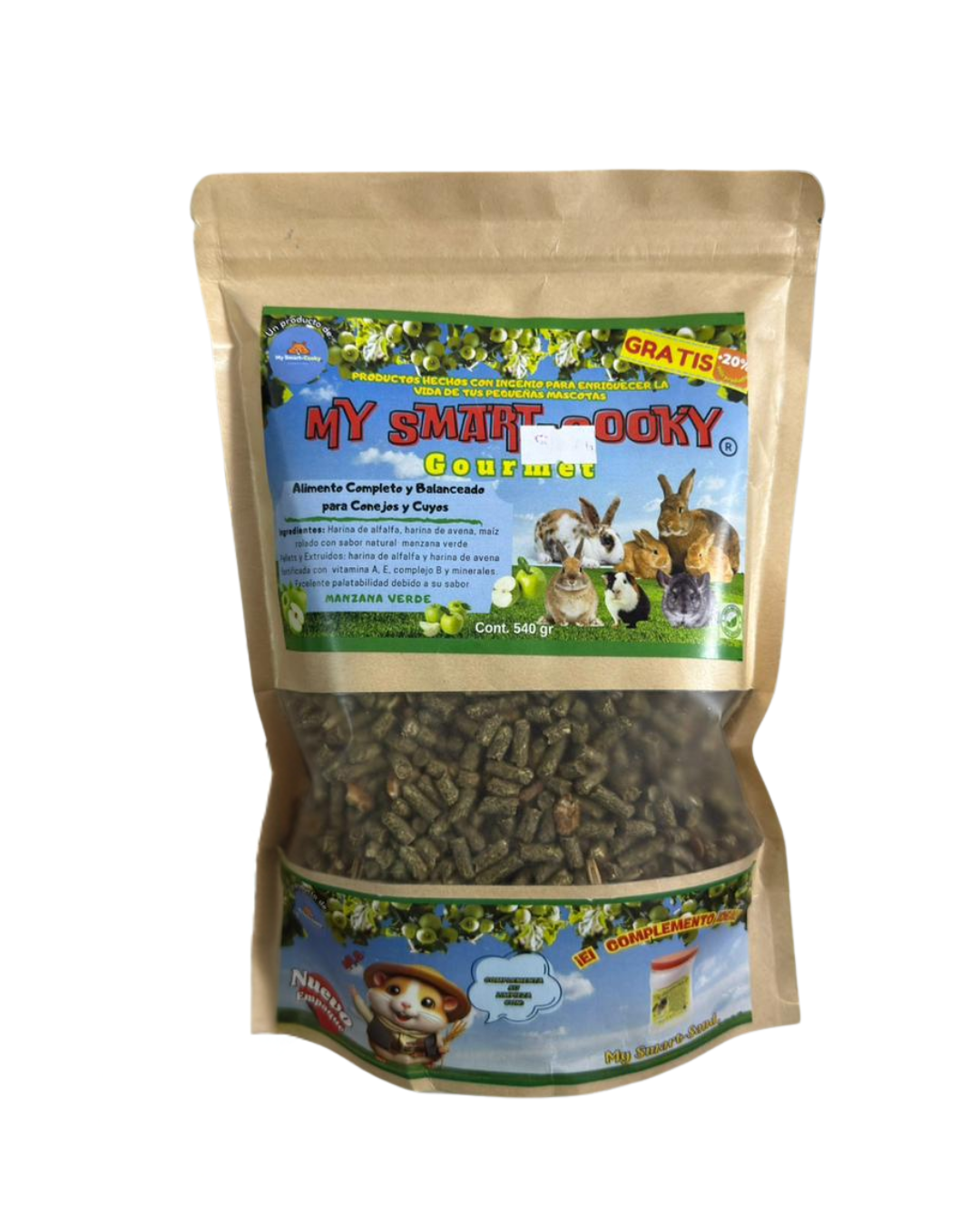 Alimento Para Cuyo y Hámsters 540g