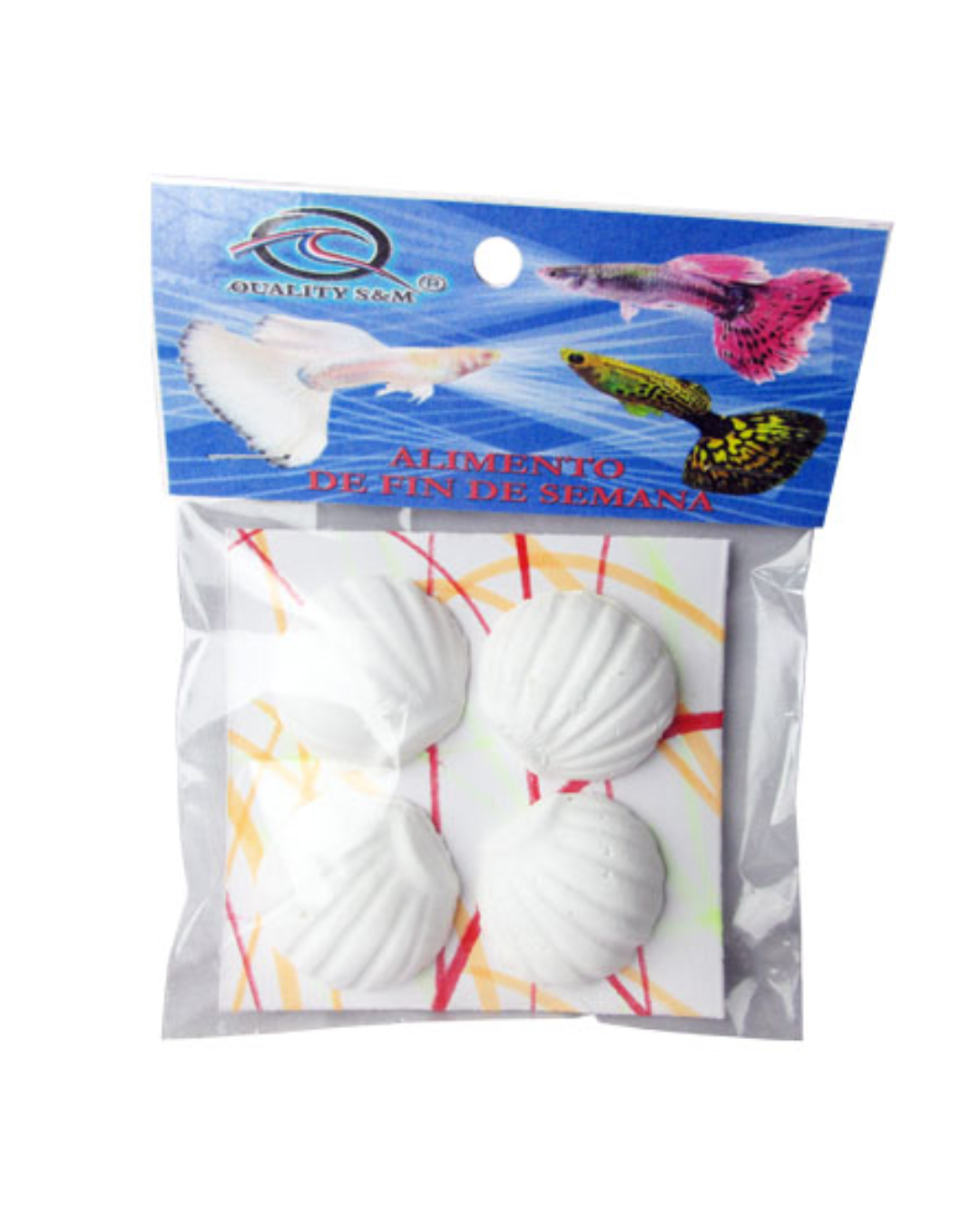 Alimento para peces en pastilla 4pzas