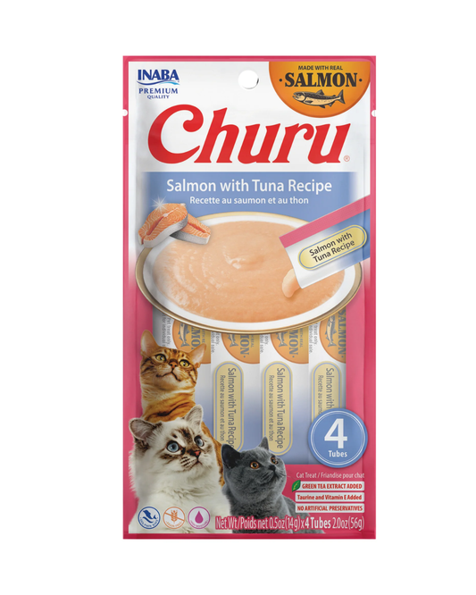 Churu de Salmón con Atún 4pzas
